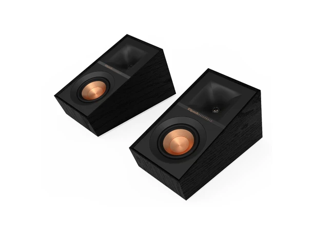 Klipsch R-40SA Reference, sort, pr par Dolby Atmos/surround, 4" bass, Tractrix 