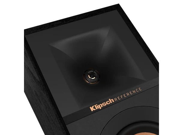 Klipsch R-40SA Reference, sort, pr par Dolby Atmos/surround, 4" bass, Tractrix 