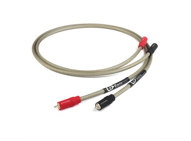 Chord Epic 2RCA to 2RCA 1,2m TT Fly Lead Signalkabel RCA for platespiller