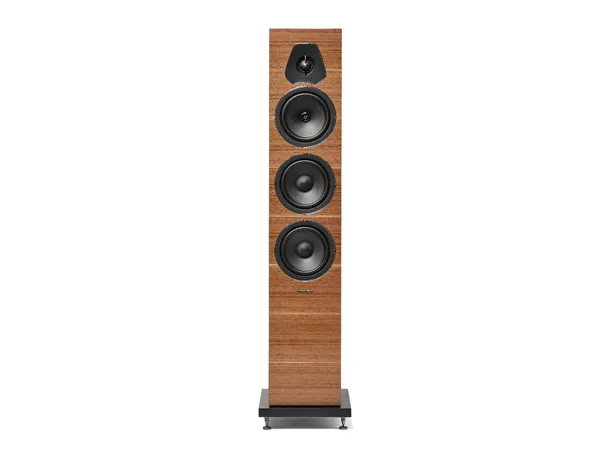 Sonus Faber Lumina III og Rega Elex-R Stereopakke med høyttalere i valnøtt 