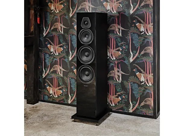 Sonus Faber Lumina V, sort piano 3-veis gulvstående høyttaler, par 