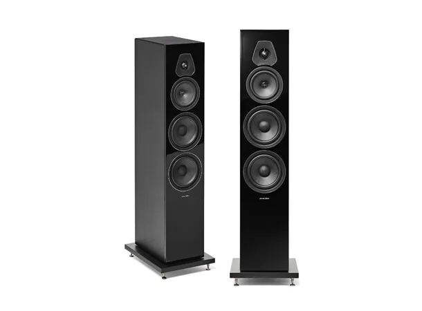 Sonus Faber Lumina V, sort piano 3-veis gulvstående høyttaler, par 