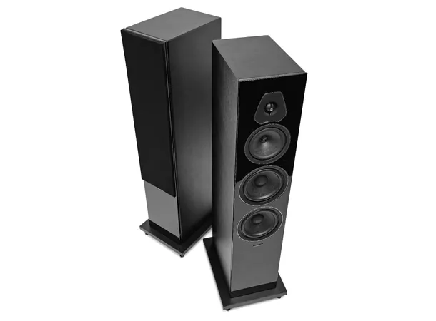 Sonus Faber Lumina V, sort piano 3-veis gulvstående høyttaler, par 