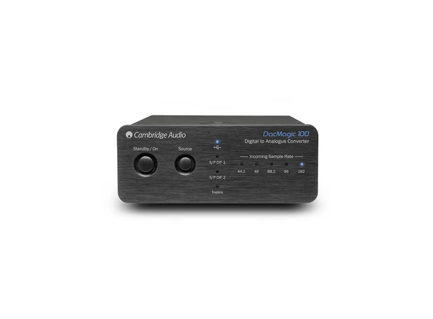 Cambridge Audio DacMagic 100, DAC 24/192, optisk, 2 stk coax og USB 