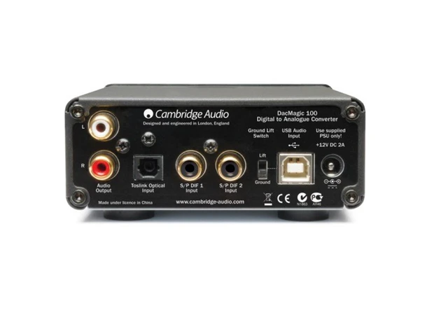Cambridge Audio DacMagic 100, DAC 24/192, optisk, 2 stk coax og USB 