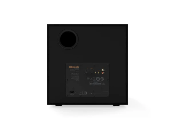 Klipsch R-121SW subwoofer, sort, stk Aktiv, 200/400 watt, 12" TCP-bass, 118dB 