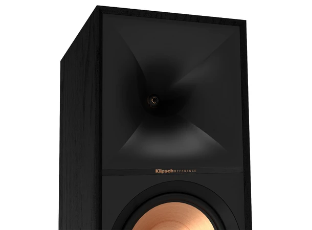 Klipsch R-800F Reference, sort, pr par gulvhøyttaler, 2 stk 8", Tractrix horn 