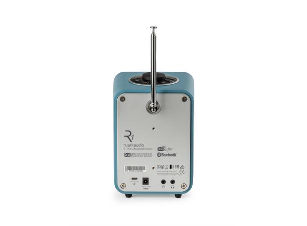 Ruark R1 Mk4, DAB radio, beach blue DAB+, Bluetooth, klokke og alarm