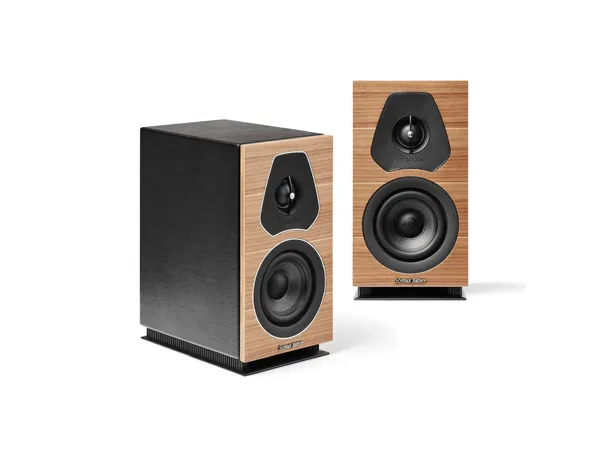 Sonus Faber Lumina I, Walnut 2-veis høyttaler, plassering benk/hylle 