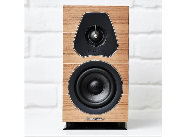 Sonus Faber Lumina I, Walnut 2-veis høyttaler, plassering benk/hylle 
