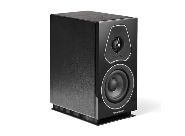 Sonus Faber Lumina I, sort piano 2-veis høyttaler, plassering benk/hylle 