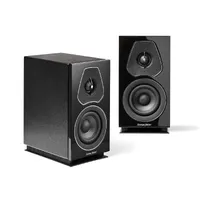 Sonus Faber Lumina I, sort piano 2-veis høyttaler, plassering benk/hylle