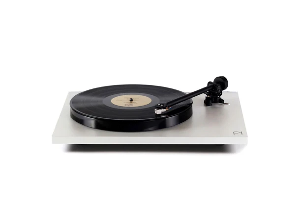 Rega Planar 1 Plus, Carbon, hvit RIAA-trinn, RB110 arm, EBLT drivrem 