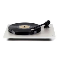 Rega Planar 1 Plus, Carbon, hvit RIAA-trinn, RB110 arm, EBLT drivrem