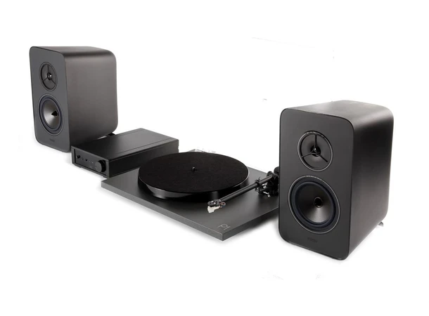 Rega System One, komplett stereoanlegg Rega io, Planar 1 og Kyte høyttalere 