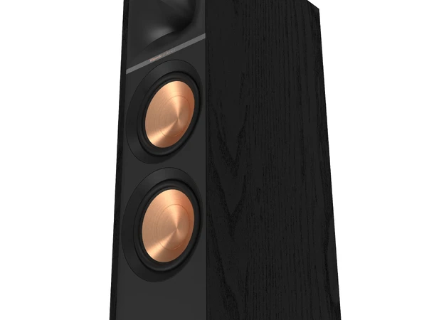 Klipsch R-600F Reference, sort, pr par gulvhøyttaler, 2 stk 6,5", Tractrix horn 