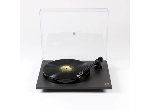 Rega Planar 1 Plus, matt sort Inkl. Riaa, Carbon pickup, RB110 arm 