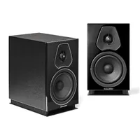 Sonus Faber Lumina II, sort piano 2-veis høyttaler, plassering benk/hylle