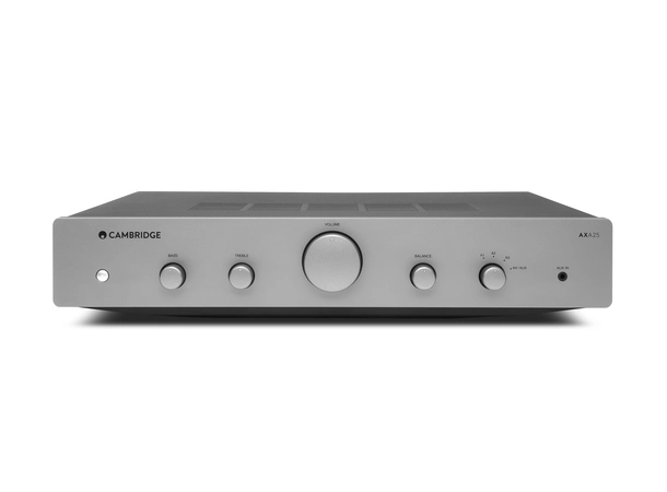 Cambridge AX A25, forsterker, Lunar Grey 2x25 watt, 5 linje-innganger 