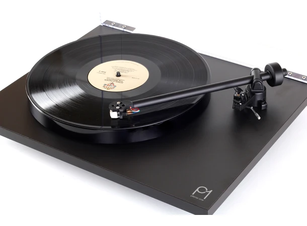 Rega Planar 1 platespiller, matt sort Carbon pickup, RB110 arm, EBLT drivrem 