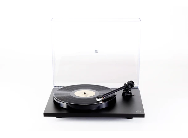 Rega Planar 1 platespiller, matt sort Carbon pickup, RB110 arm, EBLT drivrem 