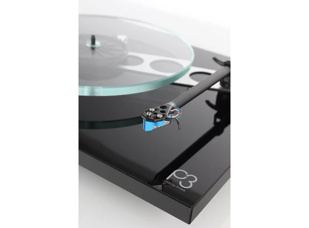 Rega Planar 3 platespiller, Exact, sort Spesialversjon Exact pickup, RB330 arm 