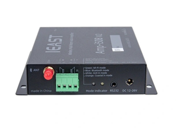 iEast AMP-i50B V2 StreamAmp, 2x50 watt Tidal, Spotify, radio, AirPlay, Multirom 