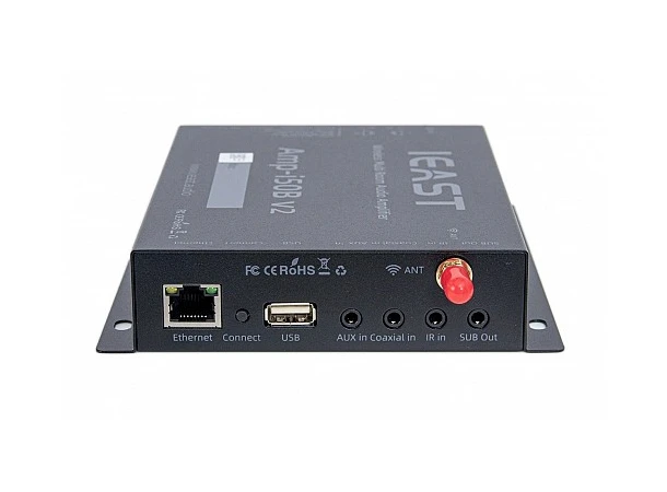 iEast AMP-i50B V2 StreamAmp, 2x50 watt Tidal, Spotify, radio, AirPlay, Multirom 