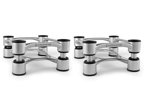 IsoAcoustics Aperta 200 Sølv Isolasjonsstativ par 