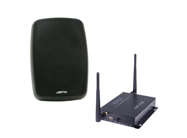 Jamo 3S stereo -  iEast AMPi50B stream Stereo utendørshøyttaler med forsterker 