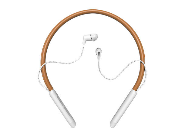 Klipsch T5 Neckband White Trådløse ørepropper med nakkebånd 