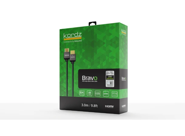 Kordz HDMI Bravo 2m Ultra High Speed - 48Gbps 