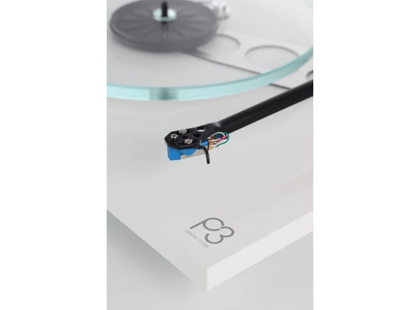 Rega Planar 3 platespiller, Exact, hvit Spesialversjon Exact pickup, RB330 arm 