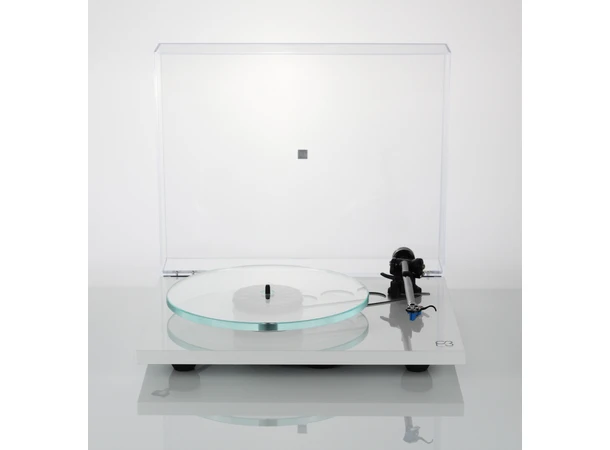 Rega Planar 3 platespiller, Exact, hvit Spesialversjon Exact pickup, RB330 arm 