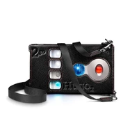 Chord Hugo2/2go Leather Carry Case, sort Etui i lær til Hugo2 og 2go, bærestropp