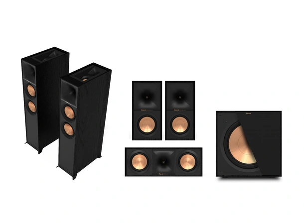 Klipsch R-605FA Reference 5.1.2  pakke ATMOS, R-605F, R-50C, R-40M, R-121SW 