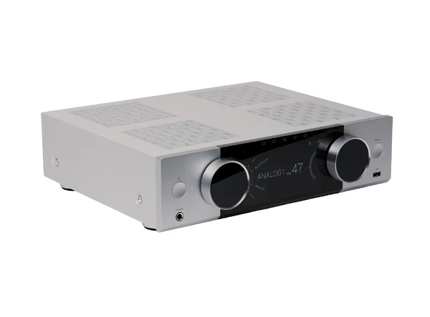 Onkyo Muse Y-40, forsterker, Silver 2x75 watt. streaming, MM-RIAA, HDMI 