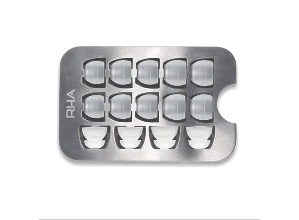 RHA MA600, ørepropper Aluminium, 8 ulike propper 