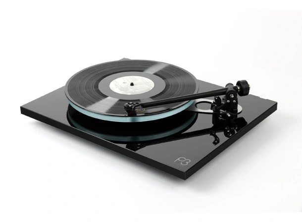 Rega Planar 3 Nd3 platespiller- sort RB330 arm, High gloss 