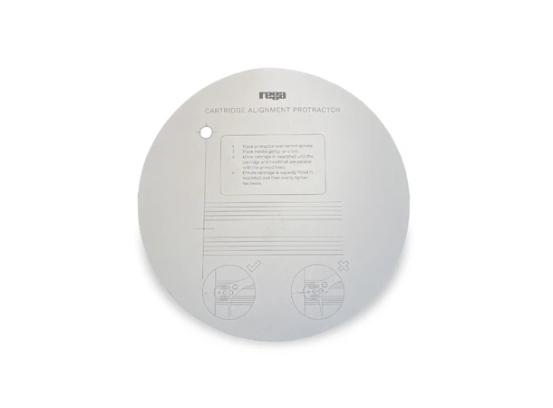 Rega Protractor Justeringsmal for montering av pickup 