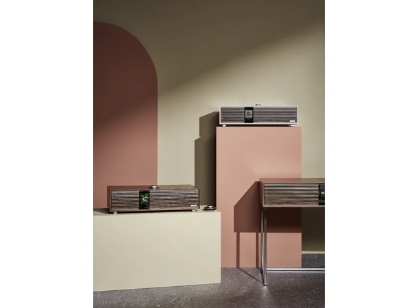 Ruark R810, musikksystem, valnøtt Spotify, Tidal, WiFi, DAB+, HDMI 