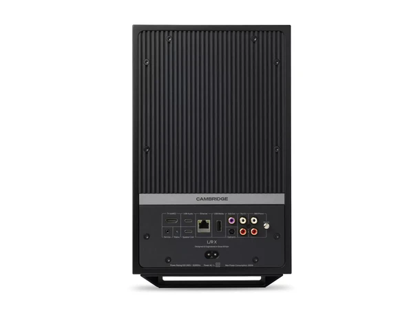 Cambridge Audio L/R X, aktiv høyttaler Streaming, HDMI, RIAA-trinn, sort 
