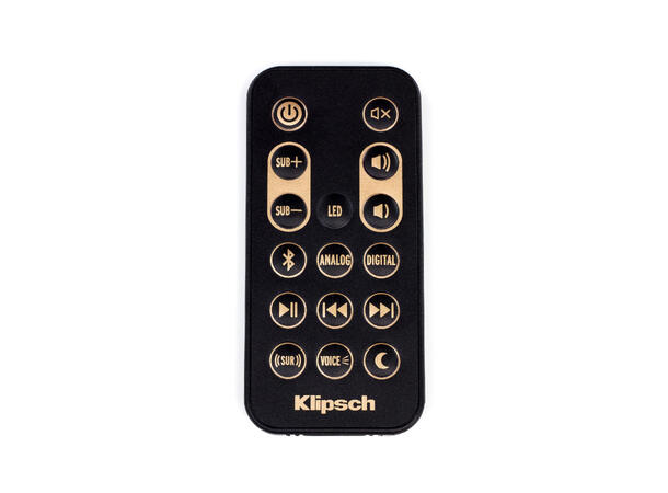 Klipsch R-4B fjernkontroll Fjernkontroll til R-4B lydplanke
