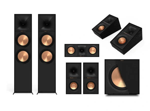 Klipsch R-800F Reference 5.1.2 ATMOS R-800F, R-50C, R-50M, R-40SA, R-121SW 