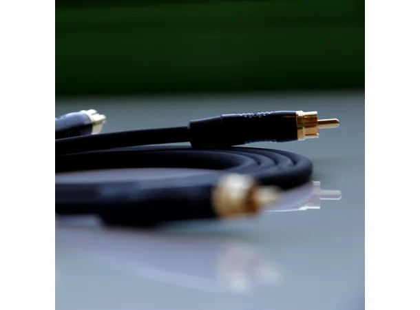 Rega Couple 3 Interconnect, RCA, 1 meter Høykvalitets signalkabel, Neutrik RCA 