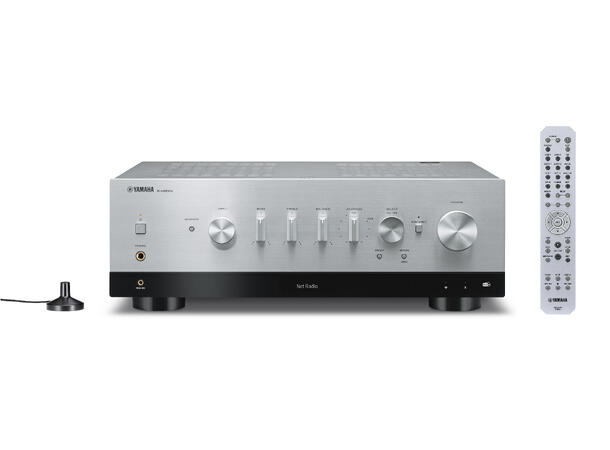 Yamaha R-N800A stereoforsterker - Sølv HDMI ARC, Streaming, MusicCast