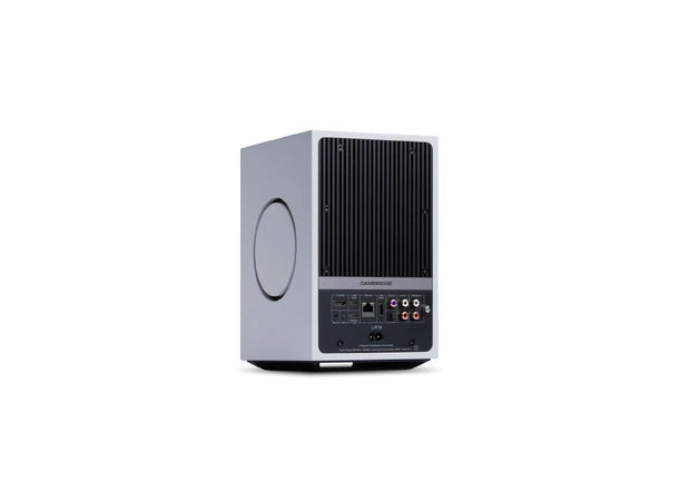 Cambridge Riaa Cambridge L/R M, aktiv høyttaler, White Streaming, HDMI, RIAA-trinn ...