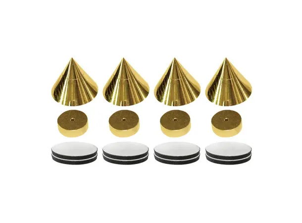 Dynavox Cone Spikes - 4 stk messing Spikes 4 stk 