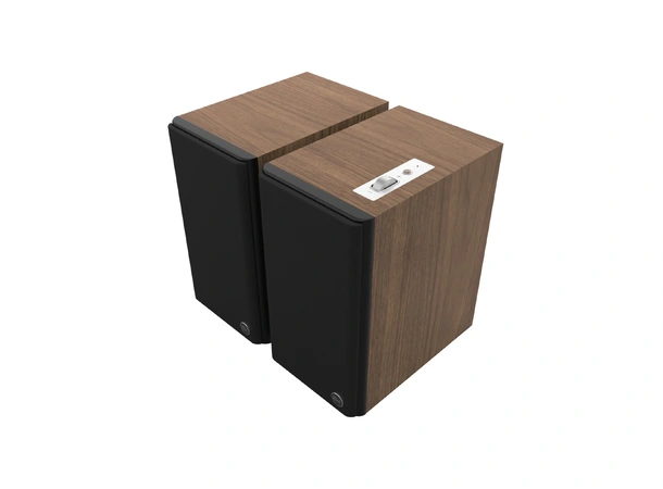 Klipsch The Fives II, Walnut Aktive streaming-høyttalere, HDMI, RIAA 