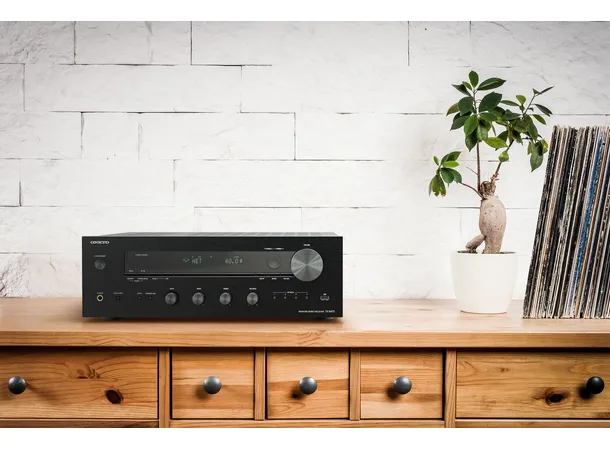 Onkyo TX-8470 Stereo receiver 2 kanaler. 8K. WiFi - Sort 